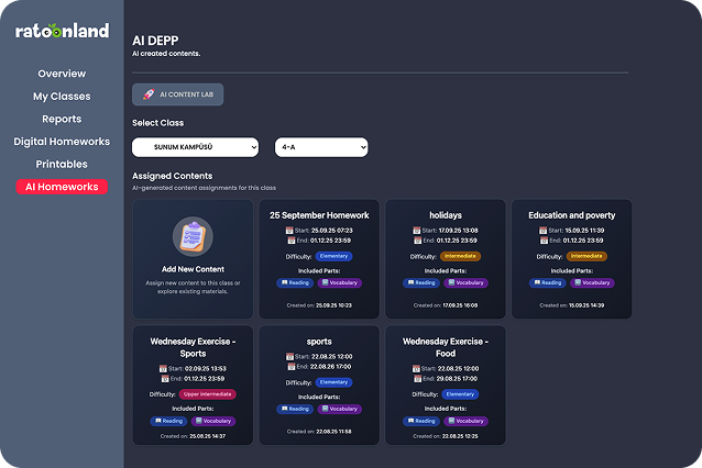 AI Homework Creator